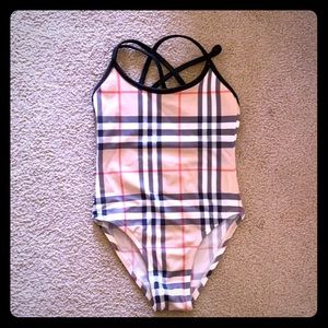 Authentic Girls Burberry Swimsuit - Like New